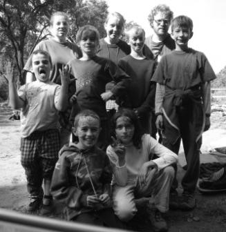 David, Natálie, Matyáš (přezdívkou Kyselka), Danka, Kačka, Šestka a