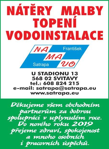 cz Pf2019 František Šunka U Stadionu 13, Svitavy Tel.