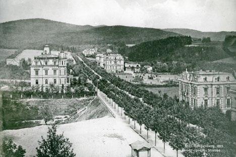Pohlednice vydaná roku 1920. Archiv Romana Karpaše. 4 Muzeum a kasárny. Pohlednice z roku 1910, tisk Hermann Seibt, Míšeň. Archiv Romana Karpaše. 5 Jeden z dodnes zachovaných domů Výstavy Německých Čech ve Fučíkově ulici 5, patřil firmě Johann Liebieg.