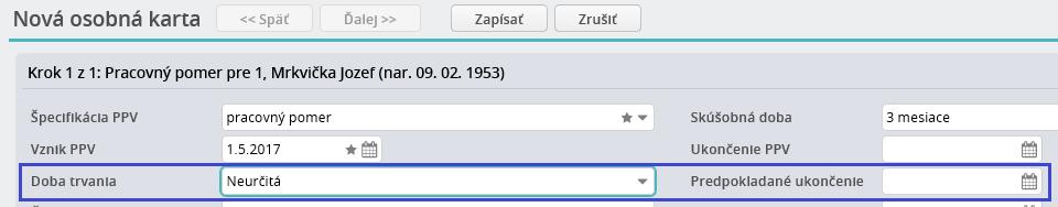 Po update je možné číslo zmluvy zadať len cez záložku Zmluvy, a na záložke Základné údaje sa tieto údaje budú v políčkach už len zobrazovať.