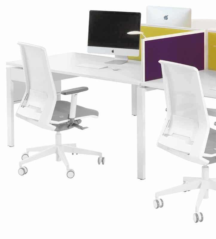 MULTI LINE je moderní stolový systém, umožňující modularní skladbu kancelářských pracovišť.