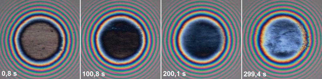 ANALÝZA A INTERPRETACE VÝSLEDKŮ měření dosahovala hodnot 23 nm, 37 nm, 95 nm a 300 nm pro rychlosti 5,72, 10, 20 a 40 mm/s, respektive. Obr. 6.