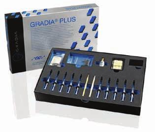 KOMPOZITY GC GRADIA PLUS GRADIA PLUS Layer Set 901048: 5 Gradis Plus Opaque 2ml (O-Base, OA, OB, OC, OD), 14 Gradia Plus Paste Heavy Body 3,3 ml (HB-DA1, HB-DA2, HB-DA3, HB-DA3.