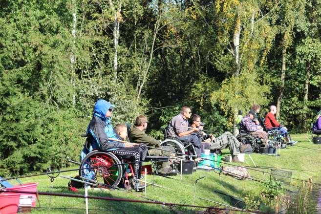 8) Podzimní rybářské závody: 30. září 2017. Závodu se účastnilo 34 handicapovaných rybářů, členů ČRS MO Kladruby a hostů.