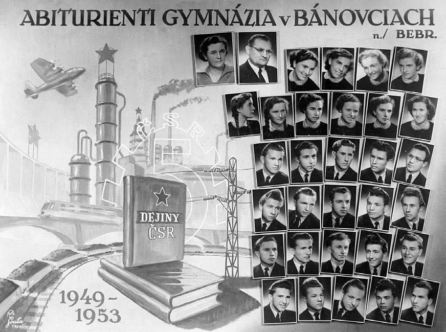 Školský rok: jún 1953 Trieda: 4.