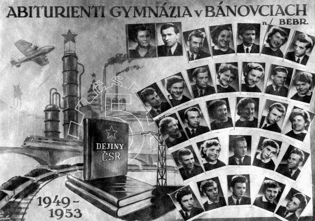 Školský rok: august 1953 Trieda: 4.