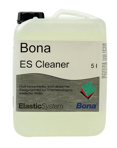 Bona ES Cleaner je určen jak pro každodenní čištění, tak i k odstranění intenzivního znečištění (dodržujte doporučené dávkování). Bona ES Cleaner je vhodný také do automatických čistících systémů.