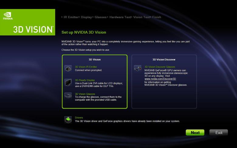 4 Dôležité: Podporované sú jedine grafické karty NVIDIA. 2 3D ovládače a 3D prehrávač si prevezmite na stránke www.nvidia.com/object/3d_drivers_downloads.html.
