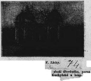 Celý pavilon z vlnitého plechu i se všim zřizenim žel»zným, domek pro železniční hlídače z dvojitého vlnitého plechu. (Skup. XIV.) Pavilon dra. F.