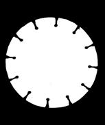 upínací otvor: 25,4 mm, hrúbka segmentu: 3 mm, výška segmentu: 10 mm Požičovné: do 0,5 mm 7 za každých začatých 0,5 mm 7 Kotúč je určený predovšetkým