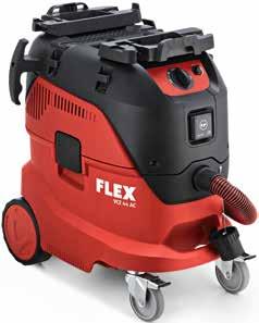 www.flex-tools.cz vysavač VCE 33 L AC Set 1400 Wattů Automatické čištění filtru Otočný spínač s integrovanou spínací automatikou OBJ. ČÍSLO 471.