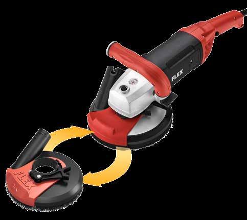 Sanační bruska LDE 15-10 125 R s elektronickou regulací rychlosti otáček NOVINKA Brusky s dlouhýn OBJ. ČÍSLO 471.