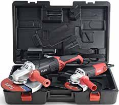 www.flex-tools.cz Úhlové brusky - sady v kufrech 2100 Wattů + 1010 Wattů V praktickém kombi-kufru OBJ. ČÍSLO 438.405 1x 2100 Wattů úhlová bruska L 2100 Max.