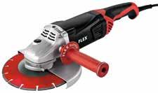 Ø brusného kotouče 125 mm 2,0 kg Úhlová bruska 2 600 Wattů L 26-6 230 nejsilnější FLEXka všech dob Motor 2600 Wattů: vysoce zatížitelný s vysokým stupněm účinnosti, pro náročné aplikace Antivibrační