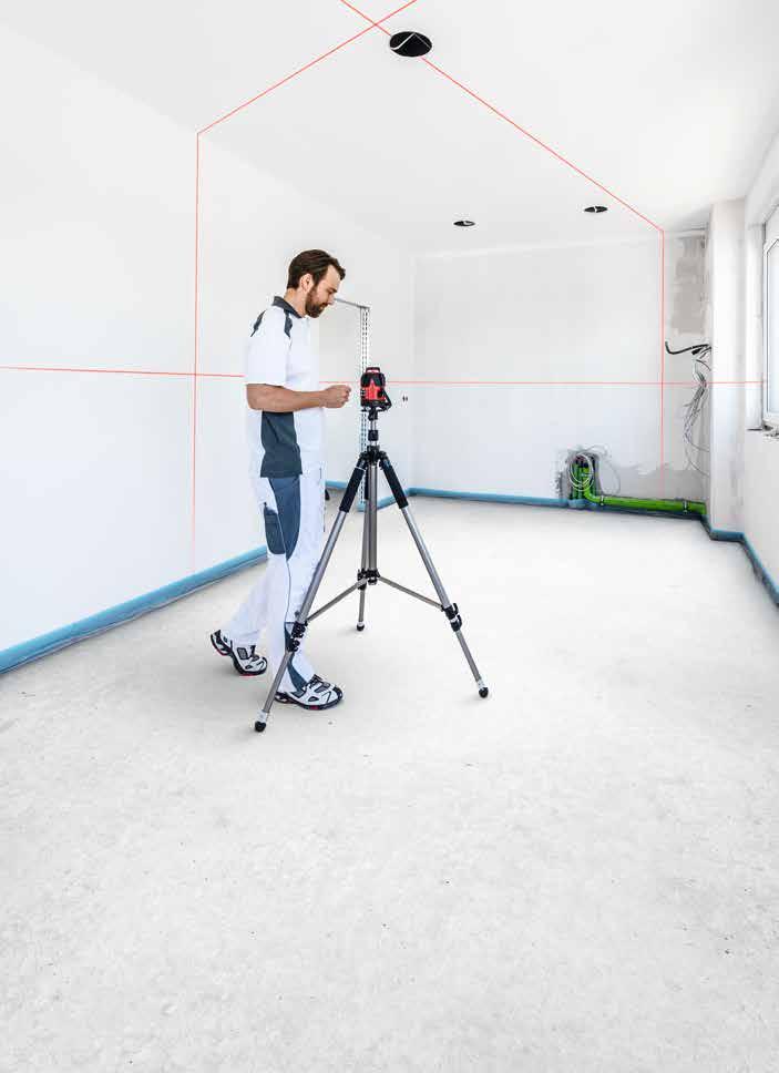 Brusky s dlouhýn Laserová měřící technika Přesnost charakterizuje profesionály!