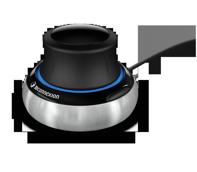 SpaceMouse Pro SKVĚLÁ 3D NAVIGACE PRO PROFESIONÁLY SpaceMouse Pro nabízí zvýšený komfort a snadný přístup k profesionálním funkcím pro jednoduchý, produktivní způsob práce.