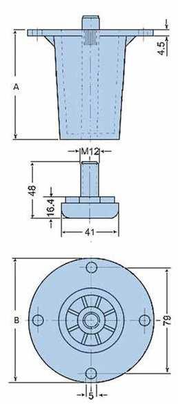 galvanized steel screw/nut / matice / nut PN.643 100 100 Galvaniz.