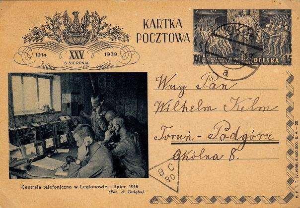 - 18 - Vojenská cenzura korespondence BC BCZ ze srpna a září 1939, DOK VIII-Toruń, čísla cenzury 80-89. Pokračování ze Syreny č. 212, 213, 214 a 215.