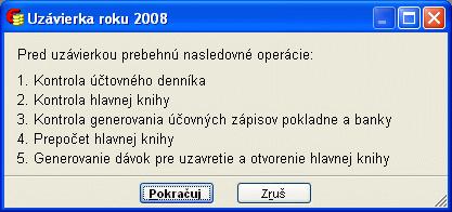 Následne sa potom k 1.1.2009 zúčtuje do kurzových rozdielov rozdiel zo zaokrúhlenia prechodu na euro (v príklade účet 325999). Krok 6 účtovné prípady k 1.1.2009 K 1.1.2009 sa zúčtuje do kurzových rozdielov rozdiel zo zaokrúhlenia prechodu na euro (v príklade účet 325999).