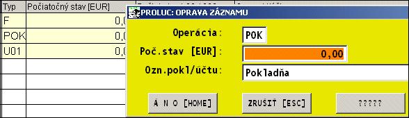 Tak program prepočíta zase všetky doklady, t.j. aj novo upravené alebo doplnené. Zablokovanie prepočítania na EURO.