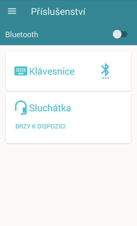 13 2.6.6 Příslušenství Záložka «Příslušenství» slouží k připojení a nastavení zařízení spolupracujících s překladačem Vasco, takových jak skener, mechanická klávesnice nebo sluchátka.