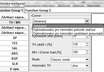 PD--F0 TEBS G Product Data Doc. No. Y (CS - Rev. 00) Září 0 TEBS G. Standard (CN00 a vyšší), Standard Plus a Premium Nastavení funkce se provádí softwarem ECUtalk.