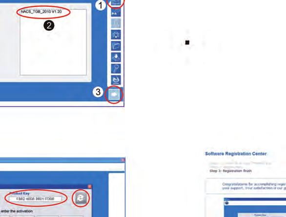 Registrace při prvním použití diagnostického programu na vašem počítači.