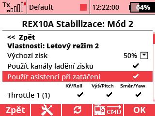 Jako doplněk doporučujeme aktivovat si funkci asistence při zatáčení pro provádění hladkých zatáček. 6. Přidáno logování interních událostí. 7.