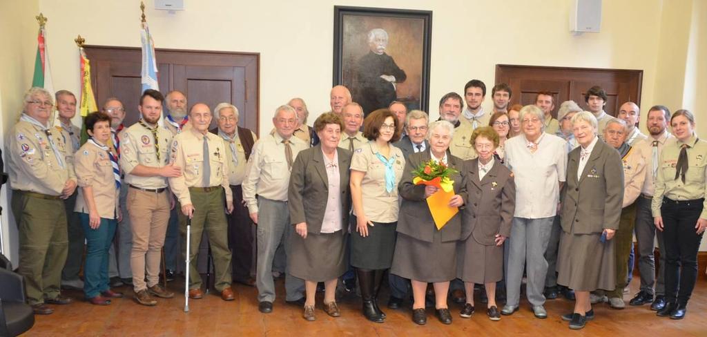 Členové Západočeské družiny Svojsíkova oddílu uspořádali k této příležitosti společné setkání, kterého se zúčastnilo mnoho skautských činovníků z Plzně, náměstek primátora města Plzně bratr Petr