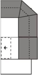 ukončovacím taburetem pravý Rohový element + 1-sed s ukončovacím taburetem levý a s úložným prostorem Rohový