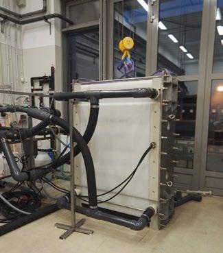 Jedná se tedy o poslední verzi, modul EDIF 400 WATER u něhož již máme ověřené velmi dobré hydraulické vlastnosti a jehož odsolovací výkon v těchto dnech testujeme, obrázek 7.