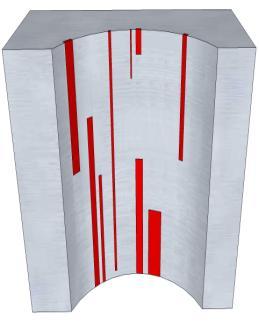 břitu Nárůstek na břitu Řešení Je nutné vyměnit celou hlavu. Změna řezné rychlosti nebo použití povlakovaného nástroje. Změna geometrie hlavního břitu.