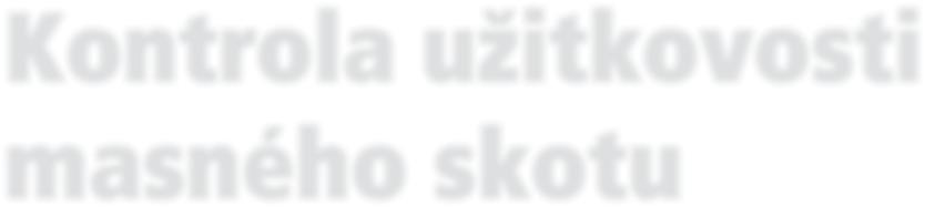 Kontrola užitkovosti masného skotu Před rokem 1991 sice v některých chovech sledovali užitkovost u herefordů, nebo alespoň datum otelení a přírůstek telat do odstavu, výsledky ale nebyly za plemeno