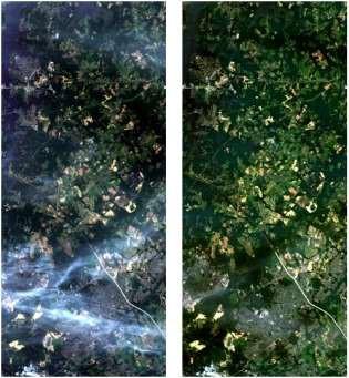 Level-1C Produkt úrovně L1C, pro uživatele volně dostupný, sestává z dlaždic o velikosti 100 km 2 (ortorektifikované snímky v projekci UTM / WGS84).