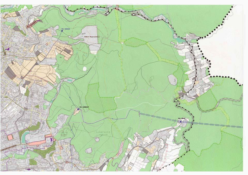 ÚZEMNÍ PLÁN MĚSTA LIBEREC Limity využití území 1 : 10 000