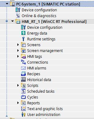 TIA Portal V15 - RT Professional OPC UA