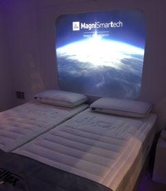 místo Firma: Magniflex - italské matrace nejvyšší kvality Exponát: MagniSmartech - SPÁNEK BUDOUCNOSTI