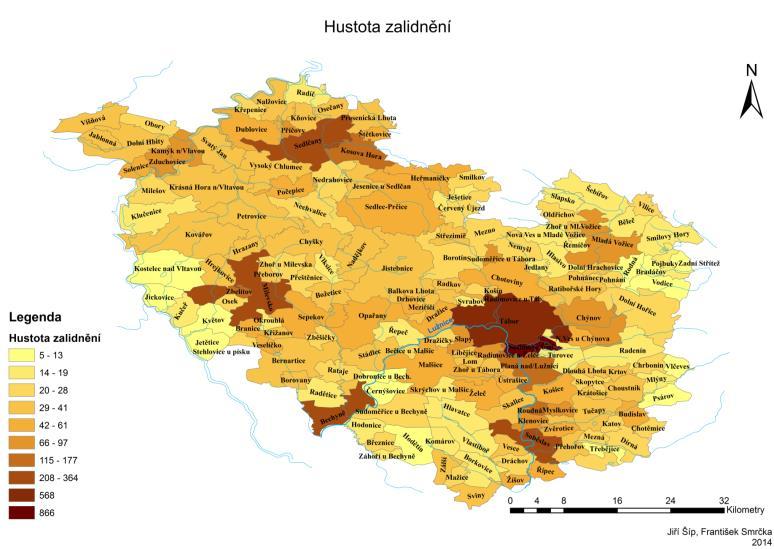 5,51 20 Mezná 115 5,07 23 Myslkovice 386 4,87 79 Přehořov - Hrušova Lhota, Kvasejovice 332 9,55 35 Roudná - Janov 526 3,65 144 Řípec 313 7,39 42 Skalice - Radimov, Rybova Lhota a