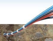 SLA Barrier Pipe Nepropustné potrubí pro ochranu pitné vody a životního prostředí dodatečná ochranná vrstva vyrobená z PEplus Stručný popis Potrubní systém SLA Barrier Pipe spolehlivě zabraňuje