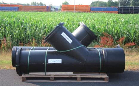 PE 100 dvouramenný oblouk OD 800 mm s