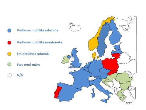 Vodíková mobilita vývoj v rámci EU Směrnice 2014/94/EU o