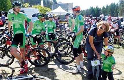 s nápisem MTB Horoměřice a s logem Horoměřic.