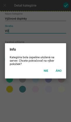 Predpokladom ku priradeniu položky/položiek ku kategórii je existencia aspoň jednej položky (viď. 3.12.1 Pridanie nového tovaru / služby).