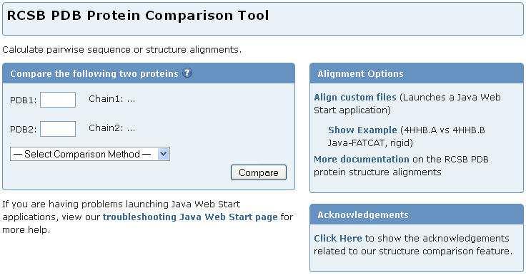 PDB Comparison Tool