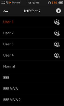Zvolte User 1 / User 2 / User 3 