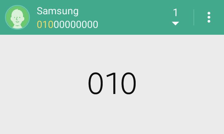 Telefon Předvídání čísel Klepněte na položku Klávesnice. Při zadávání čísel na klávesnici se zobrazí automatické předpovídání. Vyberte jednu z následujících možností a zahajte hovor.