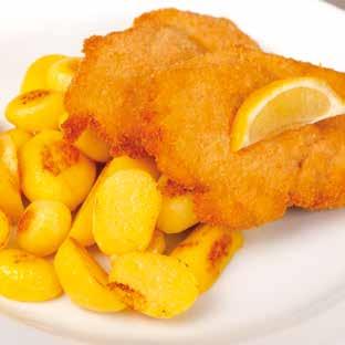 Smažený vepřový řízek, opékané brambory EN Chicken schnitzel (2 pcs.