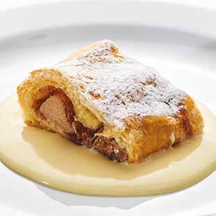 Schokoladenpalatschinke mit Schlagsahne q (pšenice) eyu 130 g 55 Kč 2,30