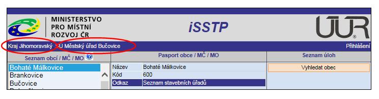 http://www.uur.cz: v sekci On-line evidence kliknutím na Systém stavebně technické prevence On-line systém isstp > Vstup do aplikace isstp, nebo nejrychlejší cestou zadáním odkazu http://www.uur.cz/isstp/isstp.