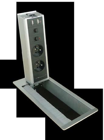 010 Rozměry: 374 110 103 mm Vybavení: 4 elektrická zásuvka, vypínač BTCZ 011 Rozměry: 68 110 103 mm